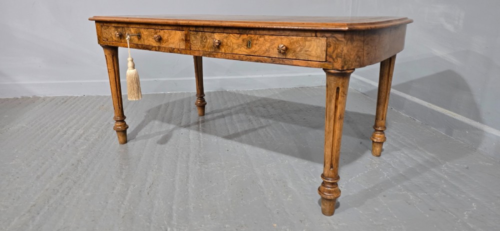 Victorian Burr Walnut Coffee Table View III