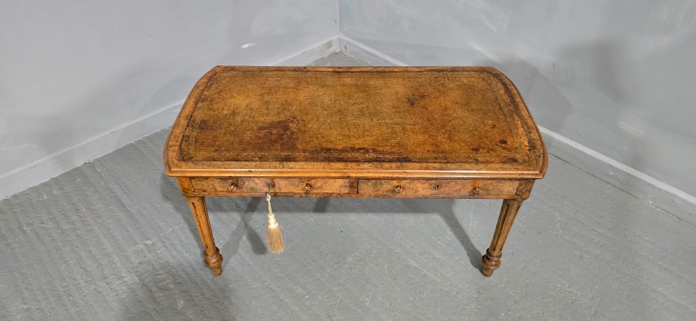 Victorian Burr Walnut Coffee Table View IV