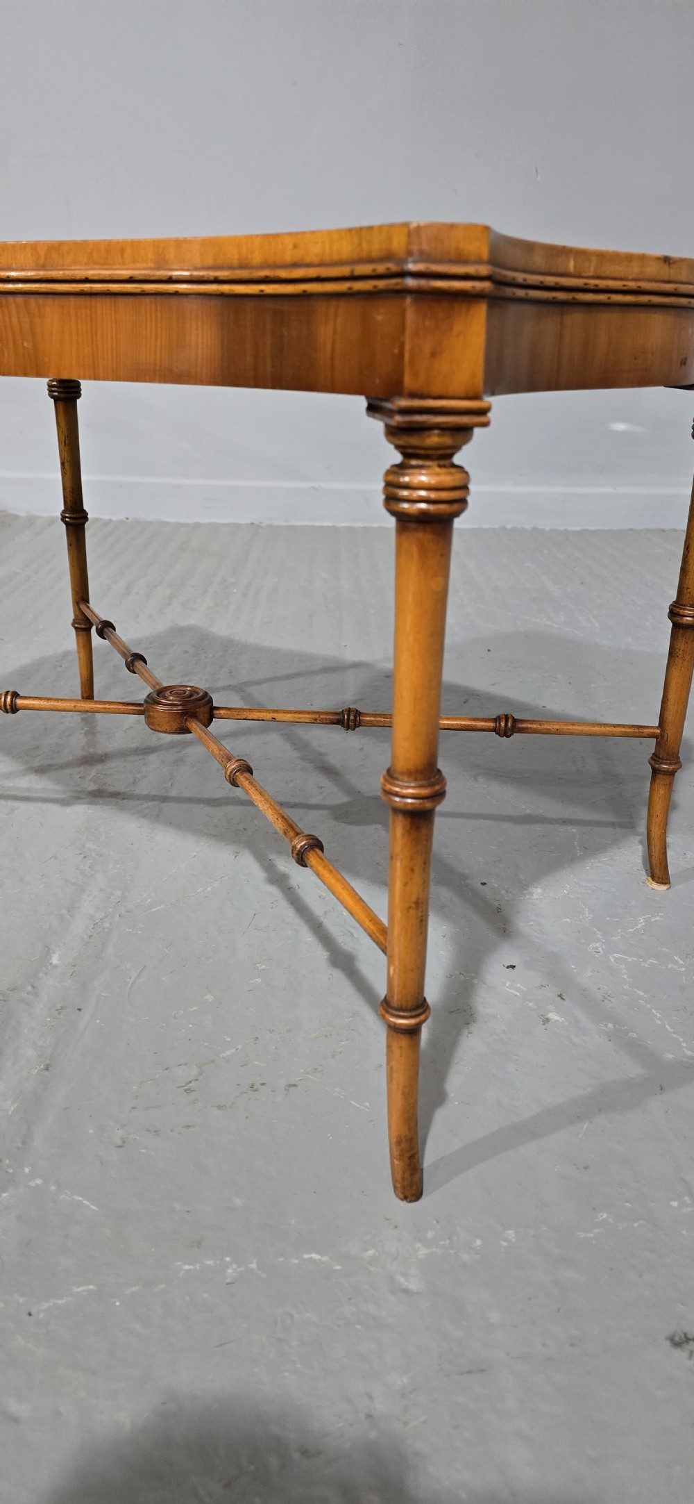 Serpentine Yew Wood Coffee Table View VII