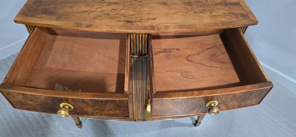 Super Burr Yew Inlaid Side Cabinet View VIII