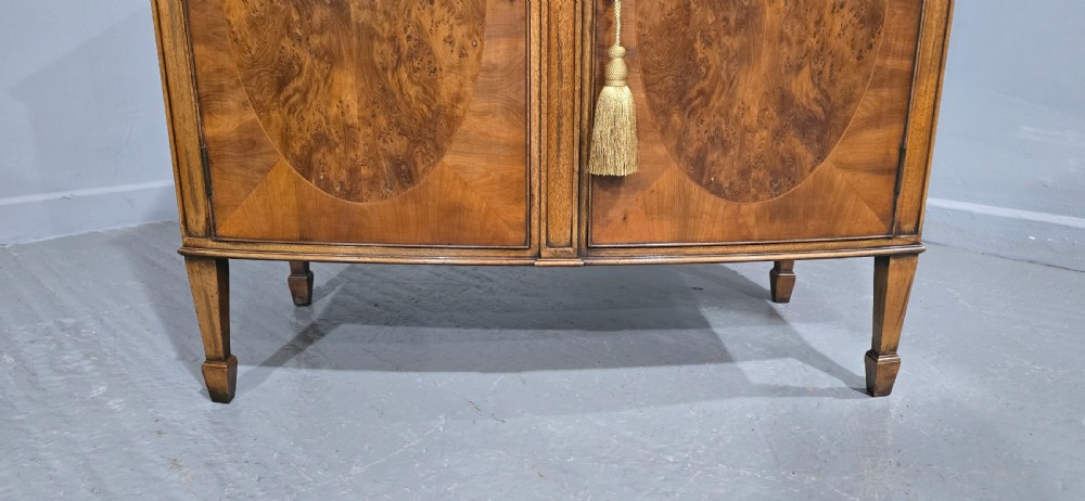 Super Burr Yew Inlaid Side Cabinet View X
