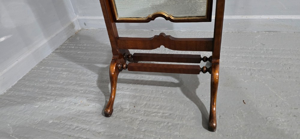 Excellent Quality Walnut Cheval Mirror View VIII