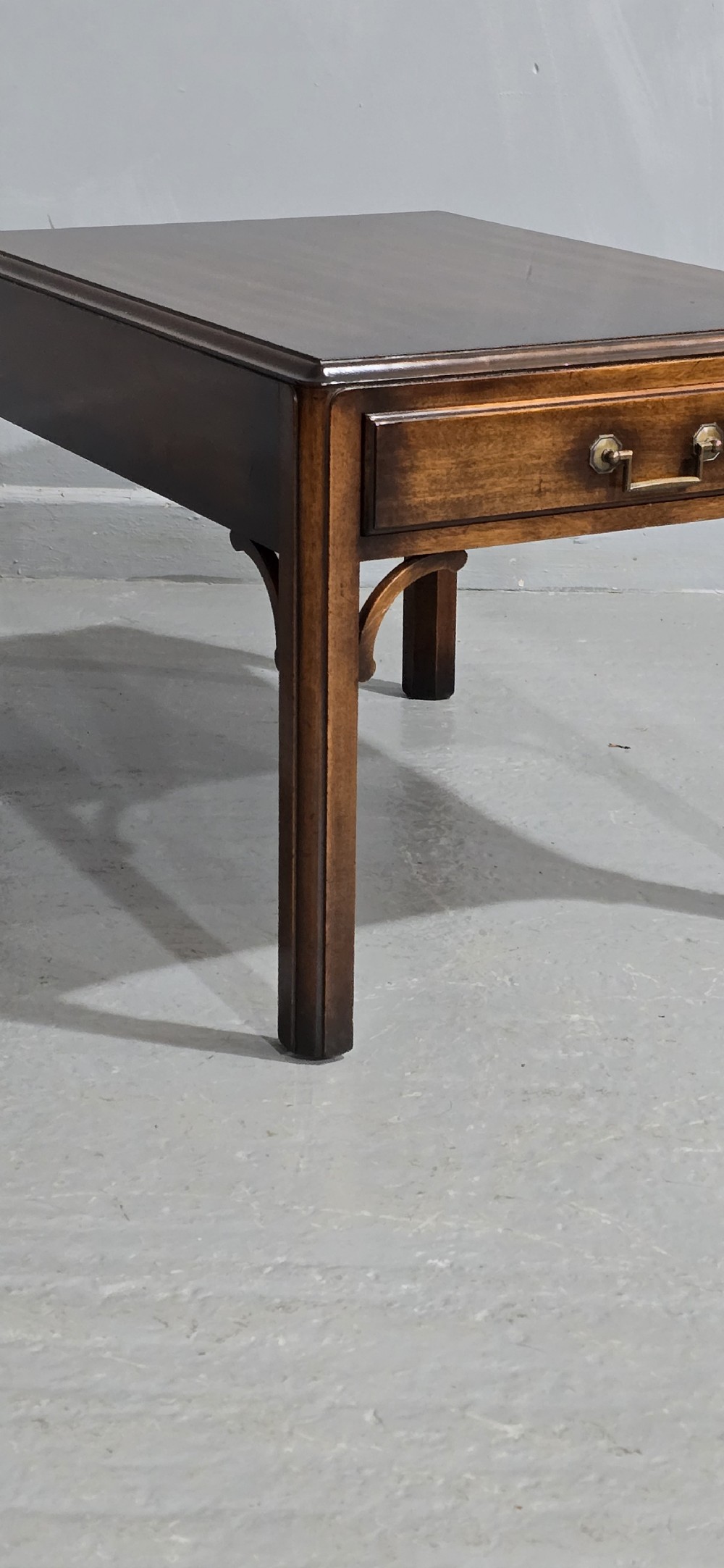 Lovely Pair Chippendale Occasional Lamp Tables View III