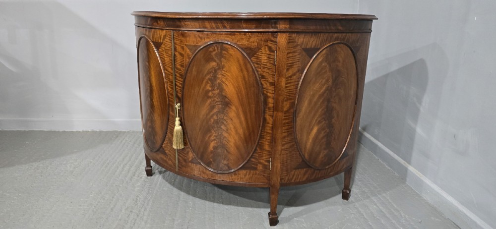 Edwardian Demi Lune Sideboard View II