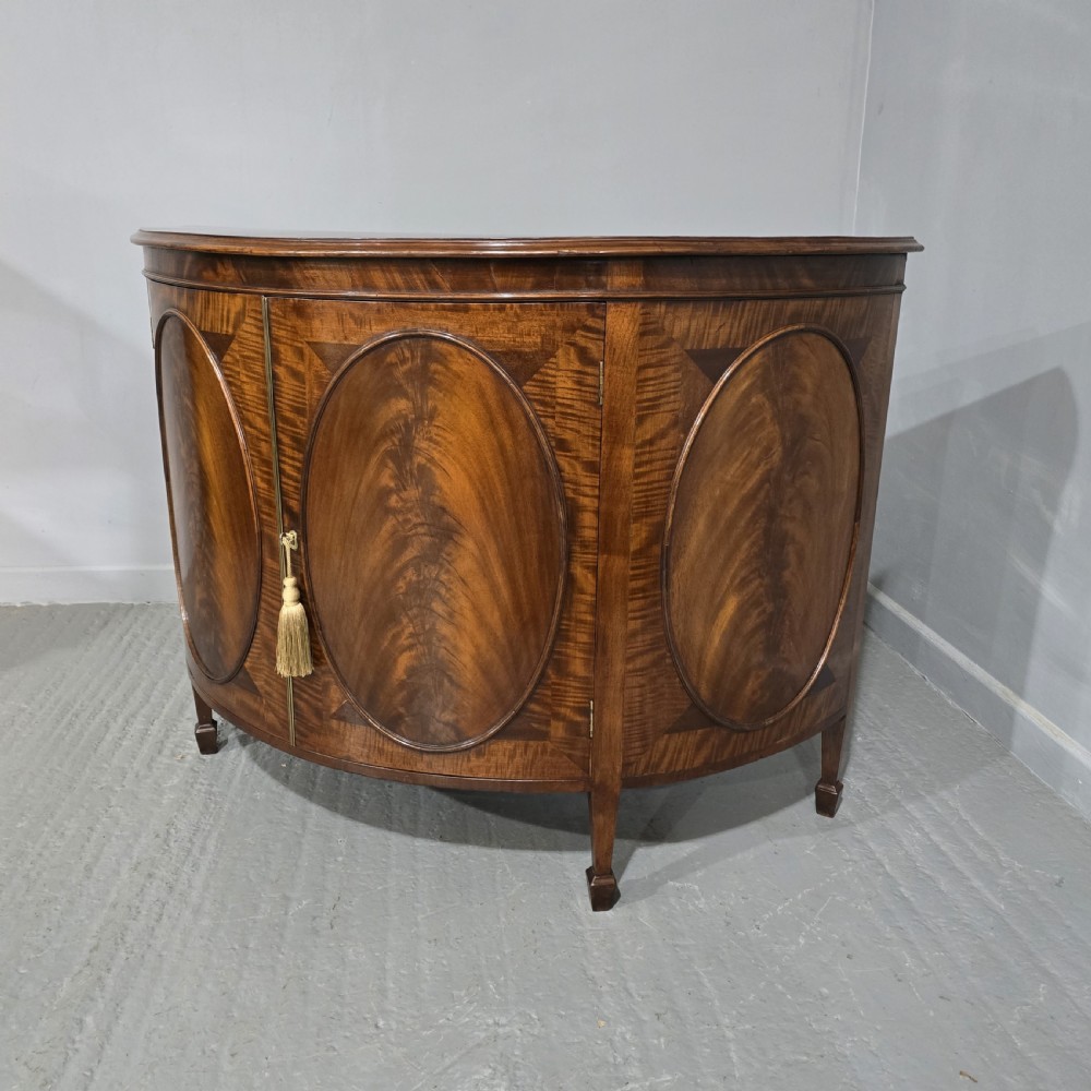 Edwardian Demi Lune Sideboard View III