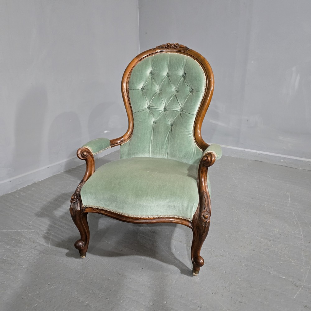 Victorian Mahogany Armchair