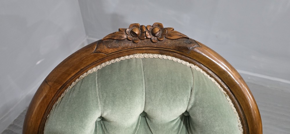 Victorian Mahogany Armchair View IV