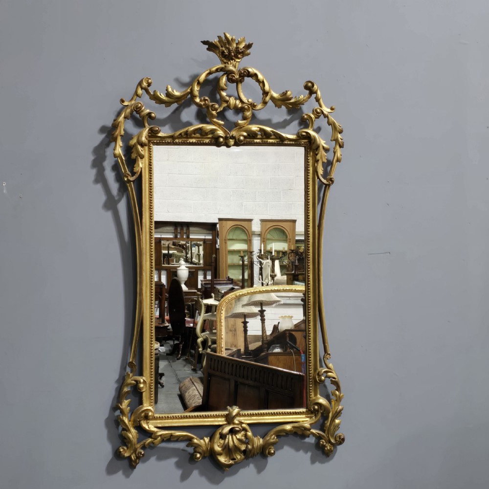 Outstanding English Gilt Mirror