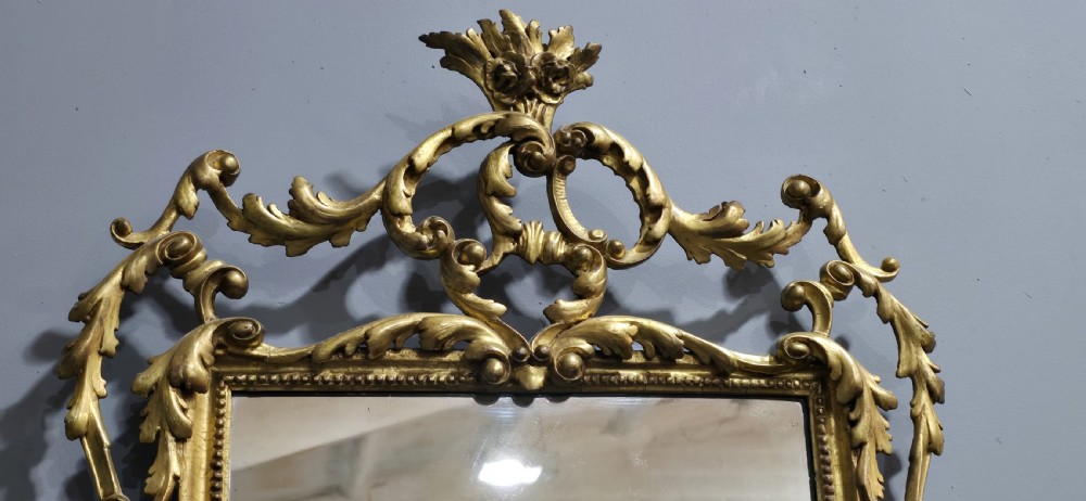 Outstanding English Gilt Mirror View II