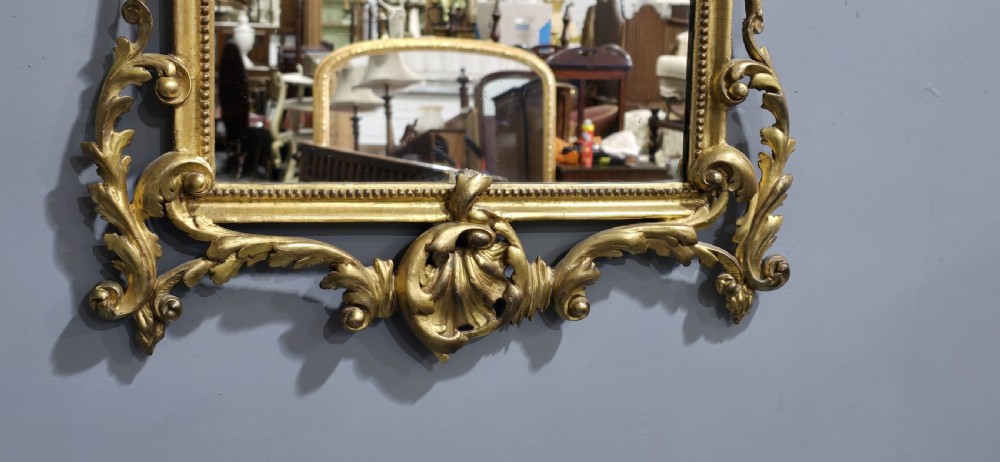 Outstanding English Gilt Mirror View IV