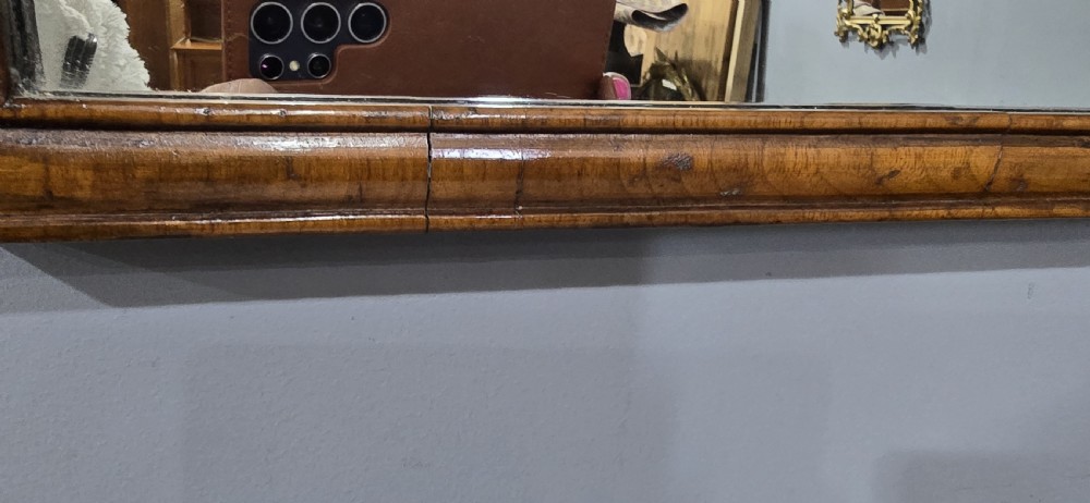 Good Victorian Walnut Mirror View III