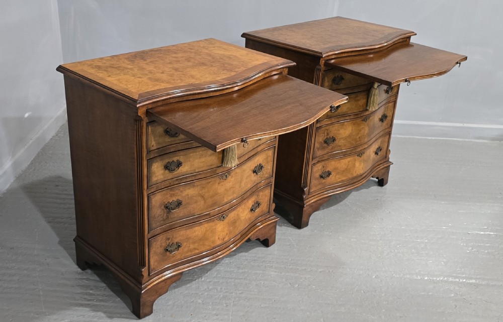 Fantastic Pair Burr Walnut Chests of Drawers View VIII
