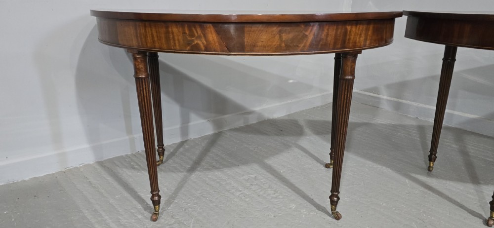 Superb Pair Regency Console Tables View IV