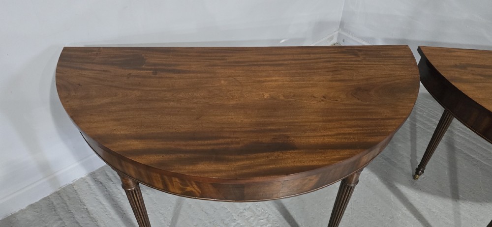 Superb Pair Regency Console Tables View VII
