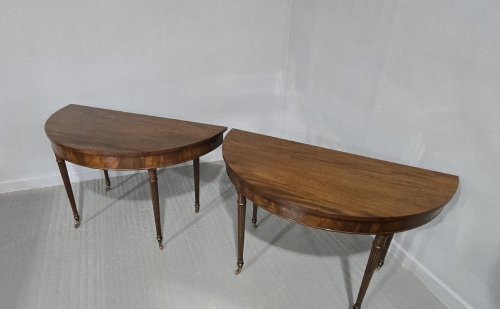 Superb Pair Regency Console Tables View X