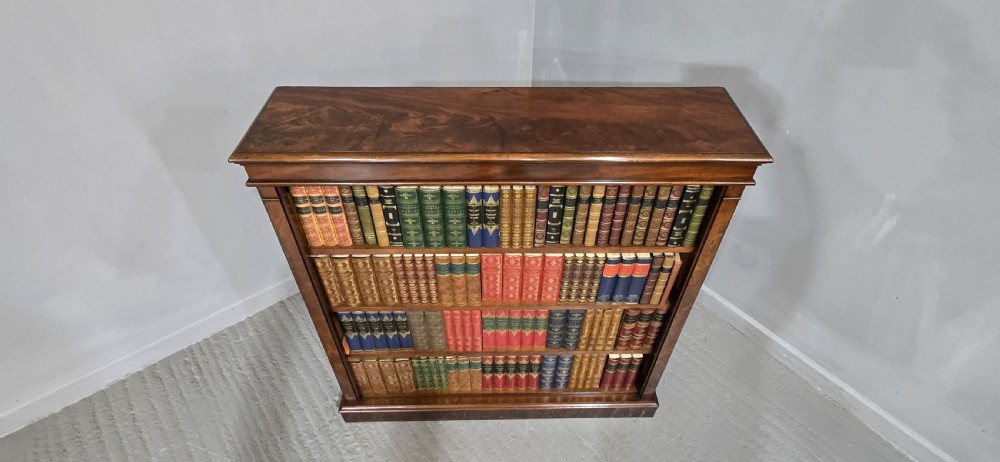 Excellent Quality Mahogany Open Adjustable Library Bookcase View IX
