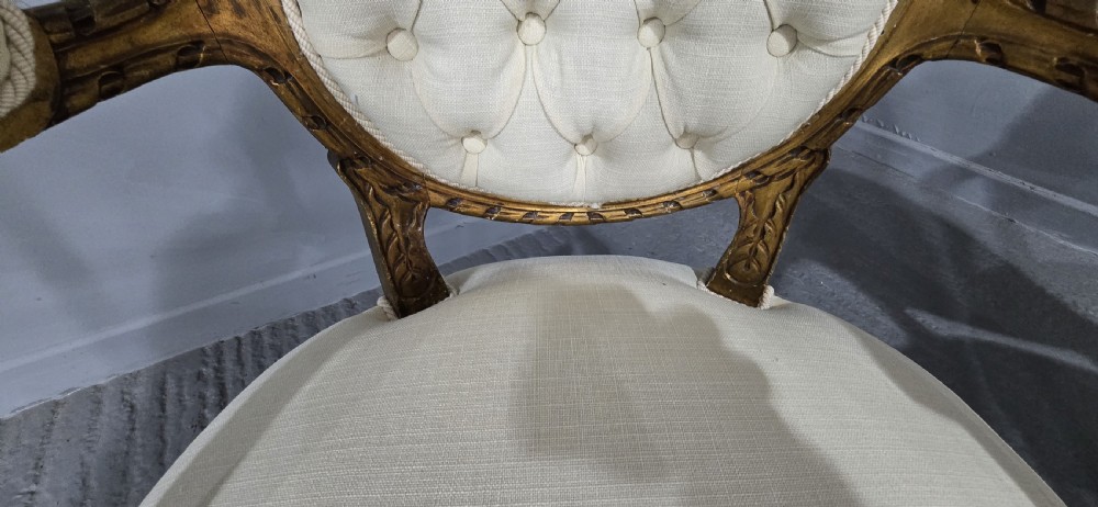 Nice Pair French Elbow Chairs View IX