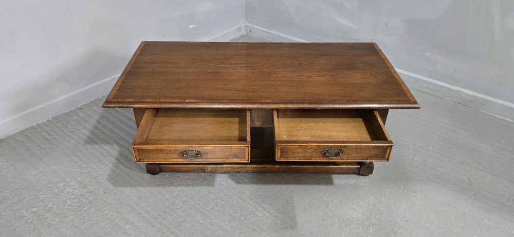 Oak Plank Coffee Table View IV