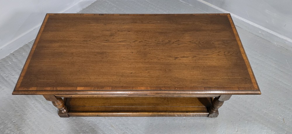 Oak Plank Coffee Table View VI