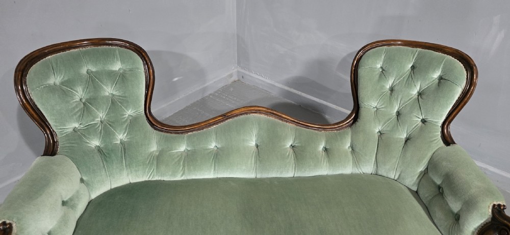 Victorian Mahogany Sofa View VII