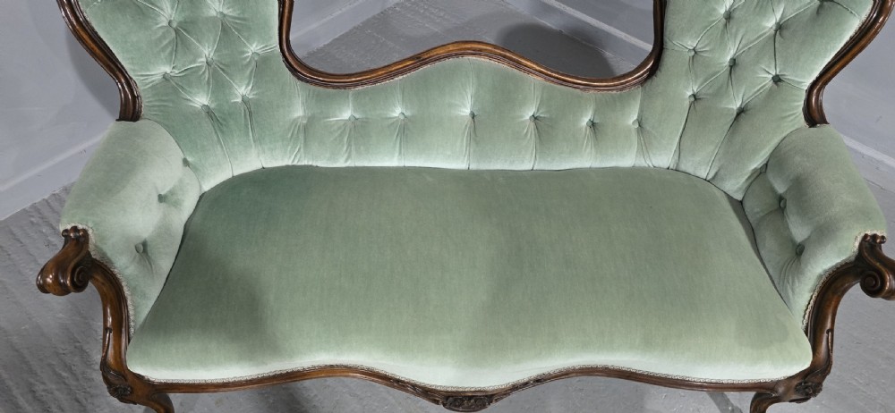 Victorian Mahogany Sofa View VIII