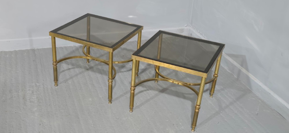 Pair Maison Jansen Side Lamp Tables View VI