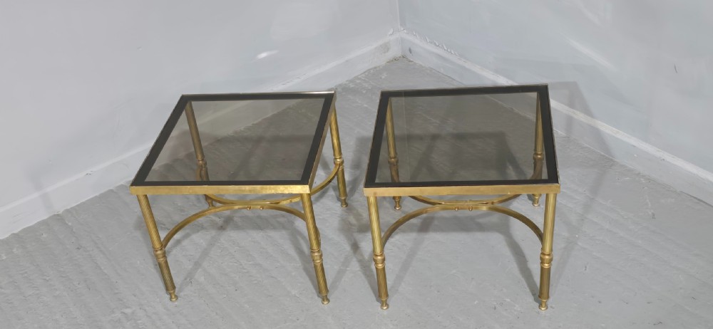 Pair Maison Jansen Side Lamp Tables View VII
