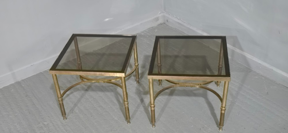Pair Maison Jansen Side Lamp Tables View IX