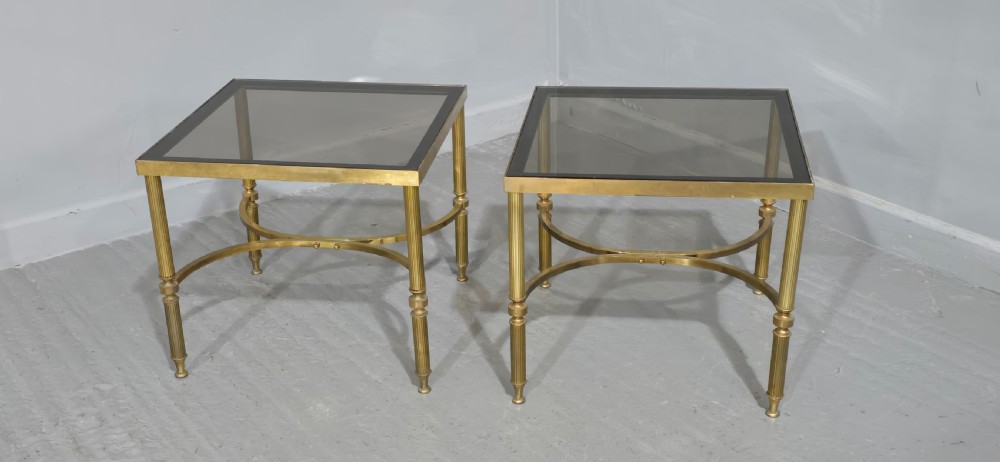 Pair Maison Jansen Side Lamp Tables View X