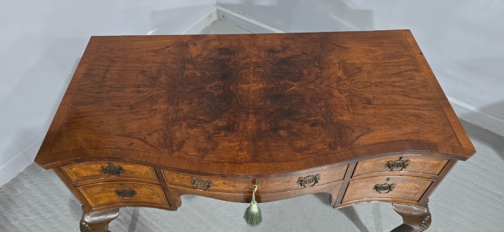 Super Serpentine Burr Walnut Dressing Table View II