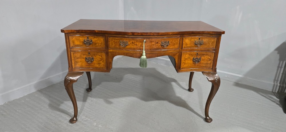 Super Serpentine Burr Walnut Dressing Table View III