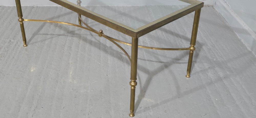 French Brass Coffee Table View III