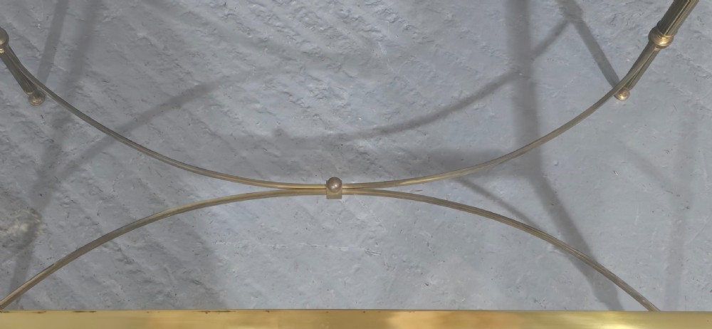 French Brass Coffee Table View V