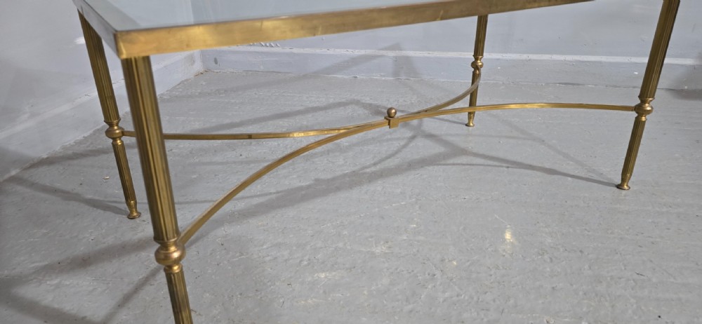French Brass Coffee Table View VIII