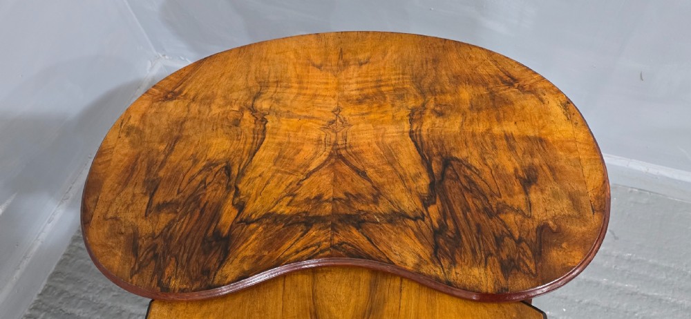 Burr Walnut Quartetto Nest of Tables View IV