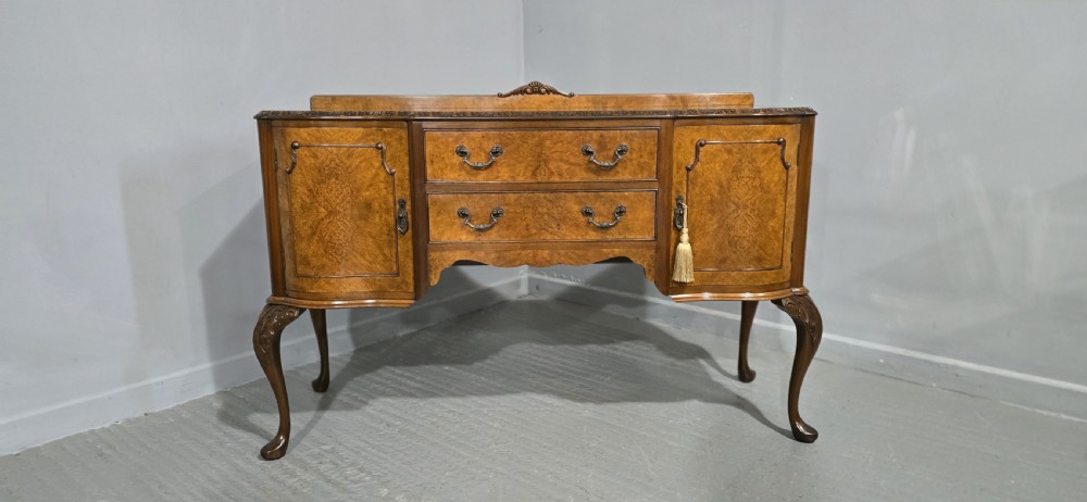 Very Nice Burr Walnut Sideboard View II