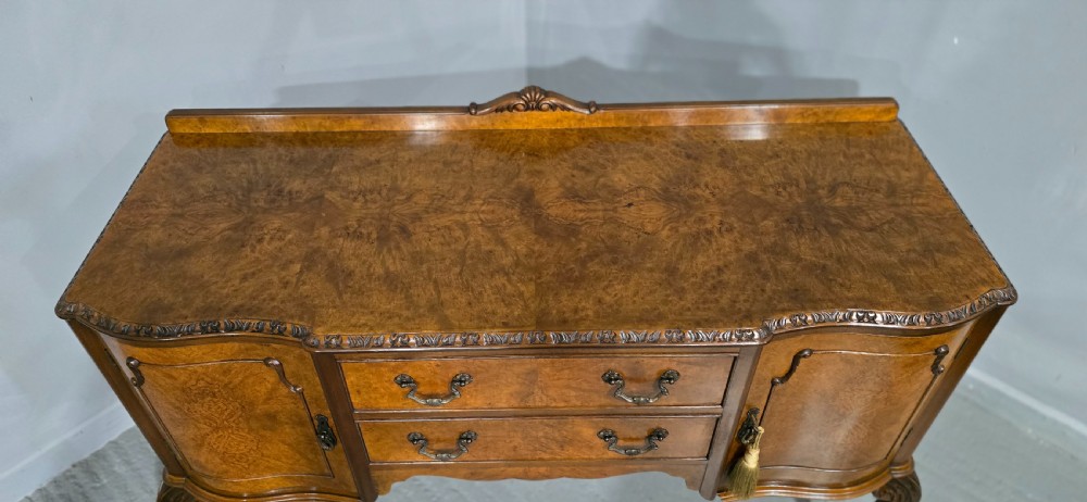 Very Nice Burr Walnut Sideboard View VII