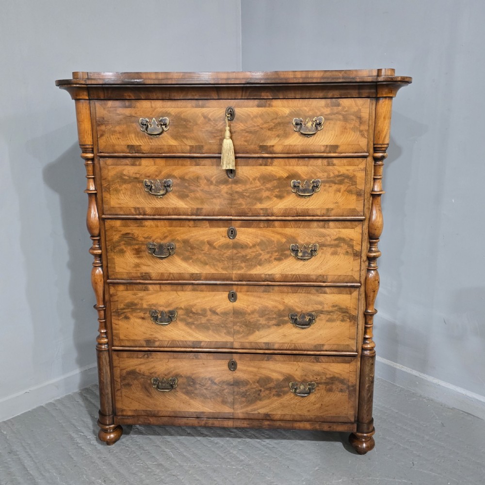 Super Tall Mahogany Chest of Drawers View VI