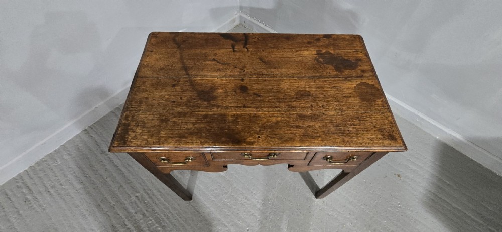 Georgian Oak Lowboy View III