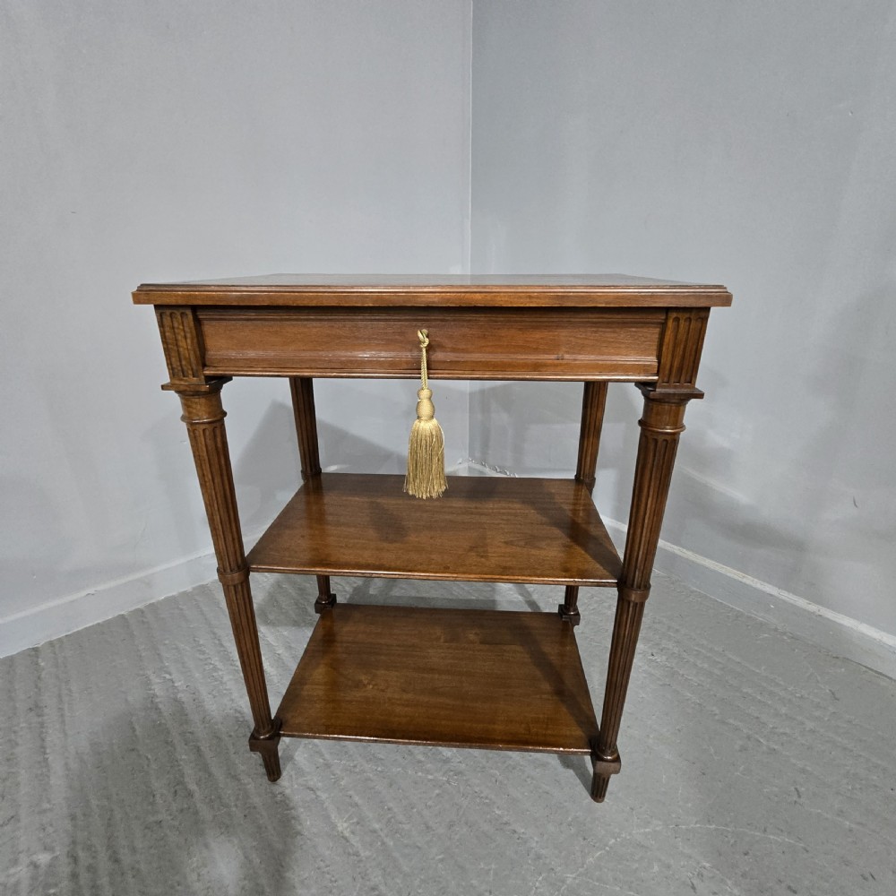 French Walnut Side Table