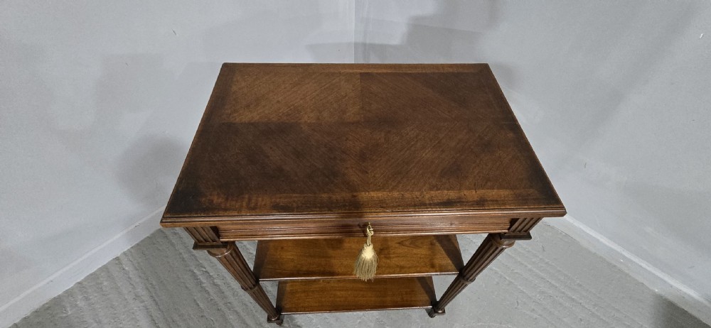 French Walnut Side Table View V