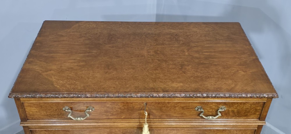 Queen Anne Burr Walnut Chest of Drawers View IV