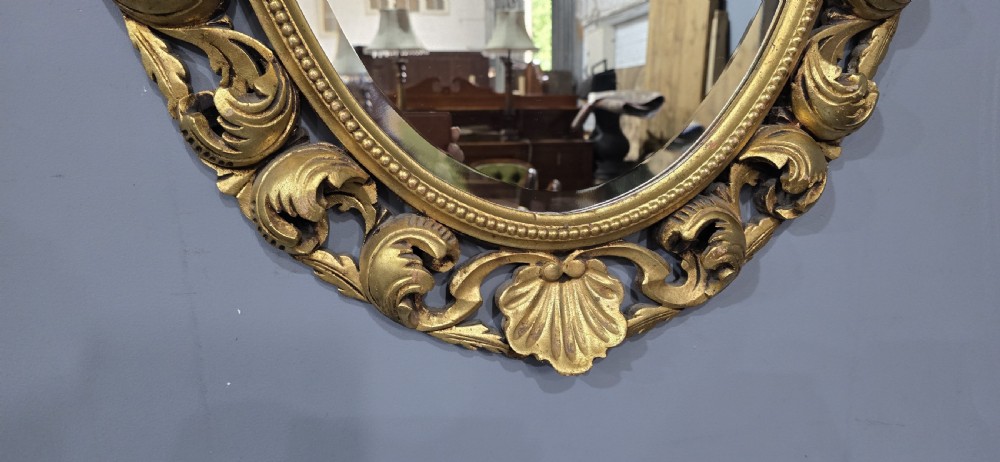 Good Oval Gilt Wall Mirror View III