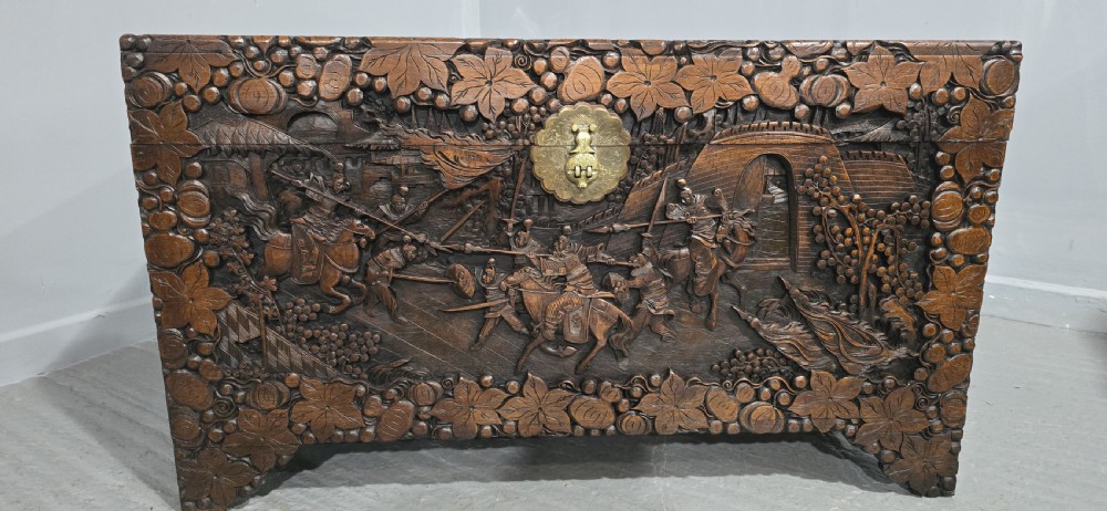 Large Outstanding Camphor Wood Chest View II