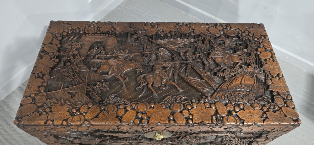 Large Outstanding Camphor Wood Chest View III
