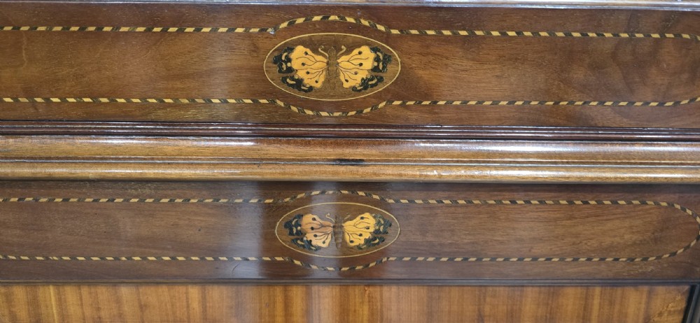 Top Quality Inlaid Mahogany Cabinet View V