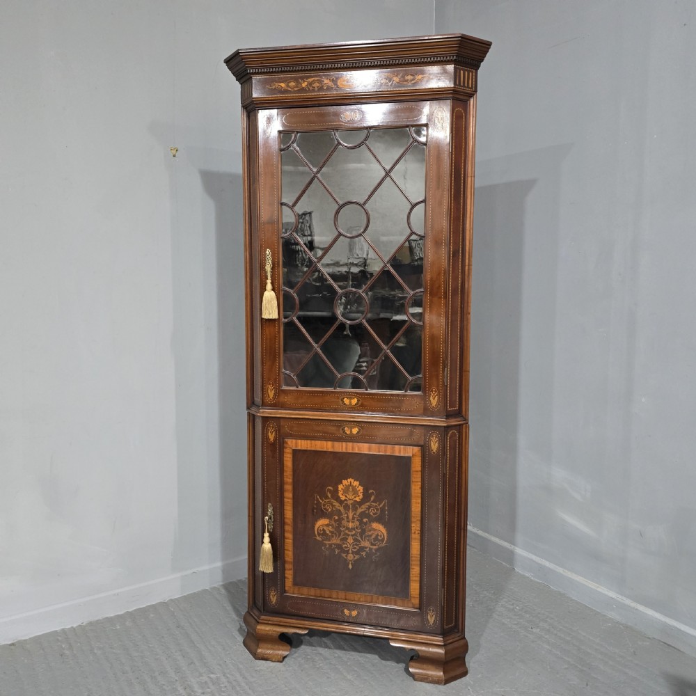 Top Quality Inlaid Mahogany Cabinet View XVI