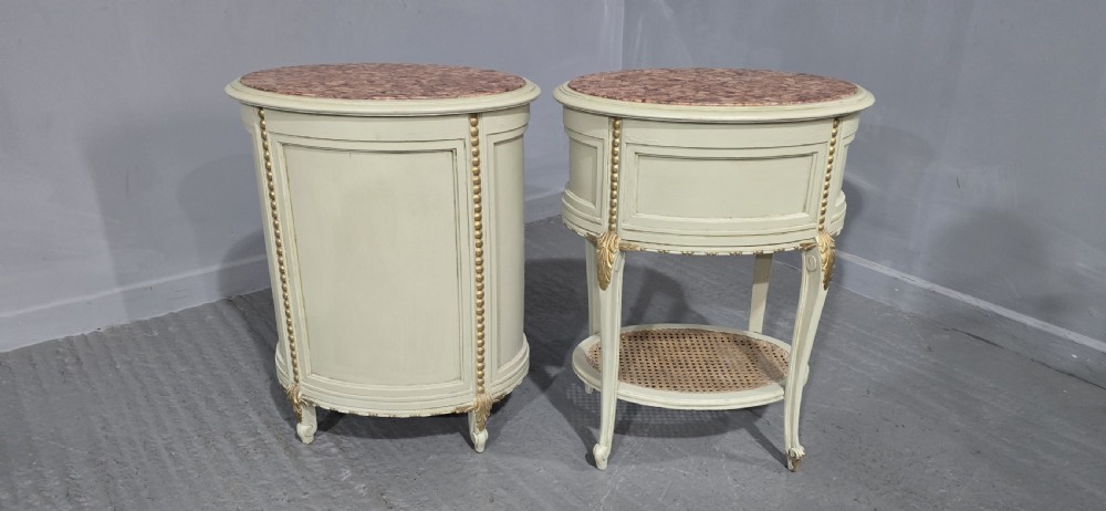 Super Pair French Bedside Chests of Drawers View XI