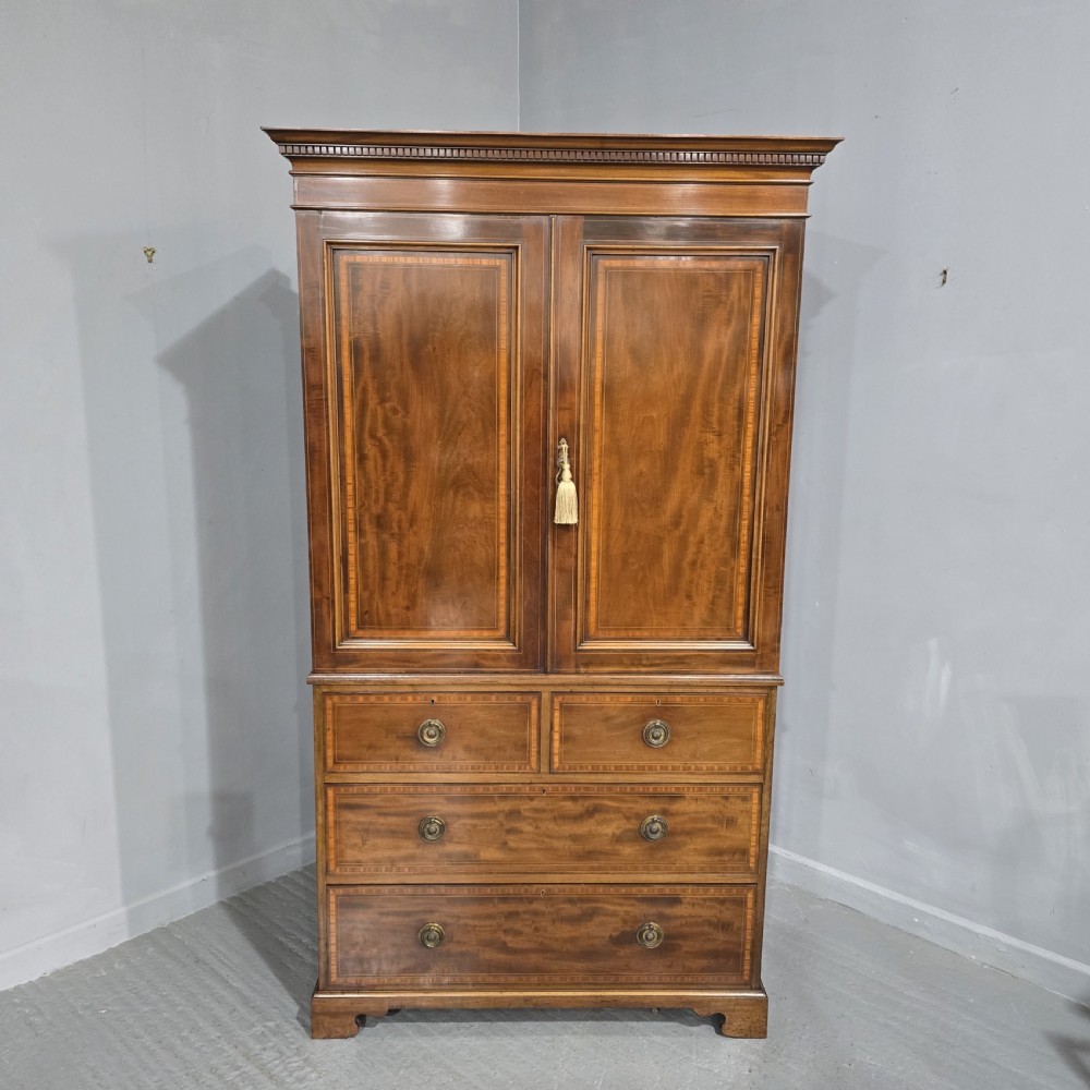 Excellent  Inlaid linen Press