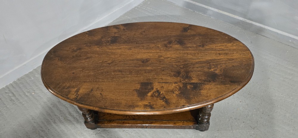 Oak Plank Coffee Table View II
